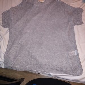 Michael Kors Silver Blouse